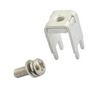 Cosses à sertir en U pour installations électriques, D | Base en fil de rivet avec siège fixe pour des installations électriques efficaces, connecteurs de soudure PCB, durable
