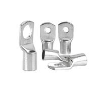 Cosses de Fil de cuivre Connecteur annulaire Câble Nu SC Borne à sertir pressée à Froid SC6-5 SC6-6 SC6-8 SC10-6 SC10-8 SC16-6 SC16-8 SC25-6(500 PCS,SC16-6)