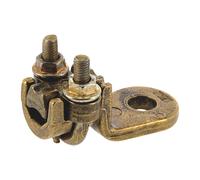 Cosses de serrage de bride et fourche réversible à œillet métalliques non isolées 23mm Klauke, lot de 4