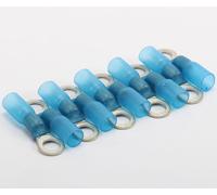Cosses rondes de masse thermorétractables - 10 pièces - M5 - câble de 1,0 à 2,5 mm2