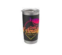 Costa d'Amalfi et citron Italie côte amalfitaine Gobelet isotherme en acier inoxydable double paroi