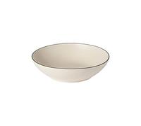 Costa Nova, Augusta collection, Vaisselle en grès, Bol à pâte , crème-noir, 21 cm, 6 pièces