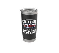 Costa Rican Dad Best Friends For Life Funny Fathers Daddy Gobelet isotherme en acier inoxydable double paroi