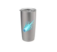 Costume comète bleu glacier Gobelet isotherme en acier inoxydable double paroi