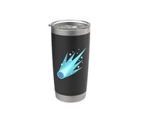 Costume comète bleu glacier Gobelet isotherme en acier inoxydable double paroi