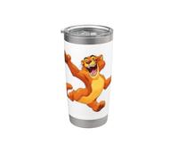 Costume de Cougar Excited Cartoon Gobelet isotherme en acier inoxydable double paroi