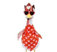 Costume d'Oie de la Saint-Valentin Set d'Accessoires de Lunettes en Forme