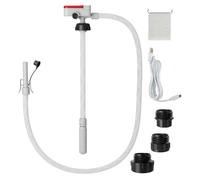 COSTWAY 12 LPM Pompe de Transfert de Carburant avec Capteur Auto-Stop, Pompe à Essence Alimentée par USB et Batterie