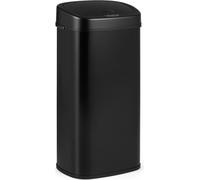 COSTWAY 68L Sensor Poubelle, Poubelle avec design Dual-Zone & couvercle, Poubelle automatique avec fermeture douce, Poubelle à déchets