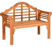 COSTWAY Banc de jardin pliable jusqu'à 360kg, Banc massif en bois d'eucalyptus, Banc 2-3 places, Banc de parc pour terrasse, balcon, jardin