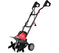 COSTWAY Bineuse électrique Fraise de sol Fraise de jardin 4 lames / 1200W / 22cm de profondeur / 35cm de largeur de travail / 365 tr/min