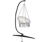 COSTWAY Châssis de chaise suspendue Châssis de chaise suspendue Support de chaise suspendue en métal pouvant supporter jusqu'à 150kg uniquement le châssis
