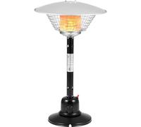 COSTWAY Chauffe-terrasse pour table, Chauffage radiant à gaz Champignon chauffant, Chauffage de table portable avec 4000W de puissance de chauffage, socle, protection contre le renversement & la surch