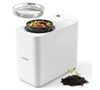 COSTWAY, composteur électrique de 3 litres, poubelle de compostage pour la cuisine sans odeur, avec panneau de fenêtre de visualisation et 5 modes, transformant 90 % des déchets alimentaires en engrai