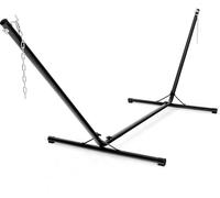 Costway Costway Support pour hamacs Support pour hamacs en métal pouvant supporter jusqu'à 150 kg Support pour hamacs noir
