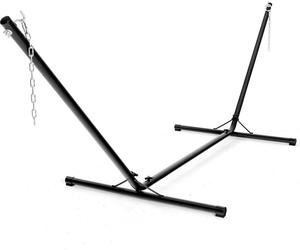 Costway Costway Support pour hamacs Support pour hamacs en métal pouvant supporter jusqu'à 150 kg Support pour hamacs noir