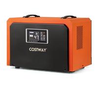 COSTWAY Déshumidificateur Professionnel 60 L/Jour, Déshumidificateur d'Air Électrique avec Restauration des Dégats d'Eau Dégivrage Automatique Minuterie 24H, Jusqu'à 560 ㎡pour Sous-sol Chantier