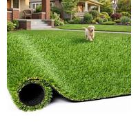 COSTWAY Gazon Synthétique Artificiel 1x5M, Tapis Pelouse 20 mm | Exterieur avec 4 Nuances Réalistes, Fibres Résistantes à la Perte, Trous de Drainage, Découpable, pour Balcon Terrasse Jardin