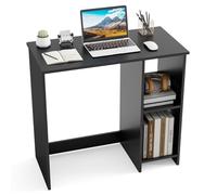 COSTWAY Petit Bureau d'Ordinateur 40 x 80 x74 cm (Noir)