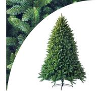 COSTWAY Sapin de Noël Artificiel 180 CM, 1250 Branches, Matériel PVC Arbre de Noël avec Socle en Métal Décoration de Noël