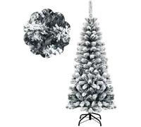 Sapin de Noël/Arbre de Noël Artificiel à Flocons de Neige 230 CM, 641 Branches, avec Aiguilles en PVC 230 CM
