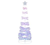 Giantex Sapin de Noël en Spirale de 210 cm avec 341 Lumières LED Colorées, Bureau