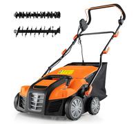 COSTWAY Scarificateur Aérateur Électrique 2 en 1 2000 W (Orange)