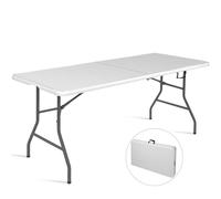 COSTWAY Table pliante Table de camping Table pliante Table de jardin Table de bière Table de salle à manger Table de balcon Table pliante L