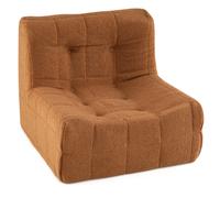 CostwayCanapé en Mousse Comprimé Fauteuil Poire sans Accoudoirs avec Rembourrage Éponge Moelleux Dossier et Assise Ergonomiques Canapé Café