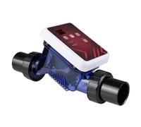 CostwayChlorateur au Sel Générateur de Chlore de Piscine d'Eau Salée avec Réglage de l'Heure Mode Auto-nettoyage pour l'Entretien de l'Eau Violet