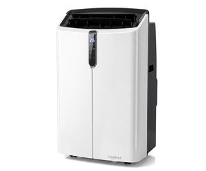 CostwayClimatiseur Mobile Silencieux 14000 BTU avec Refroidissement Chauffage Déshumidification Ventilation Mode Sommeil Télécommande pour 70m²