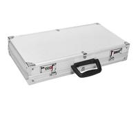 CostwayMallette à Pistolet avec Serrure à Combinaison Valise à Outils avec Protecteur de Coin en Aluminium de 47 x 25 x 8,3 CM Argent