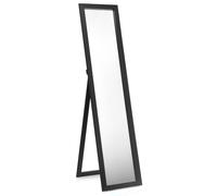 CostwayPsyché Miroir Autoportant Rectangulaire 155 x 37 cm Style Scandinave Moderne noir