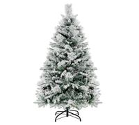 CostwaySapin de Noël Artificiel 136 cm avec Aiguilles de Pin 472 Branches 160 Lumières LED et 26 Cônes de Pin 8 Modes d'Éclairage Décoration de Noël