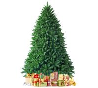 CostwaySapin de Noël Artificiel 180 CM 1250 Branches Matériel PVC Arbre de Noël avec Socle en Métal Décoration de Noël