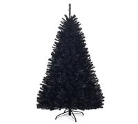 CostwaySapin de Noël Artificiel 180cm Aiguilles en PVC avec Support en Métal Pliable 1036 Pointes de Branche
