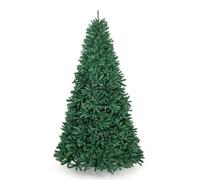 CostwaySapin De Noël Artificiel 270 Cm 3594 Branches En Pvc Support En Métal Pliable à Charnières Installation Rapide Vert