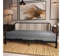 Cosy Burrows Housse pour matelas Fyresdal Daybed pour canapé en lit convertible, convient pour deux matelas de 80 x 200 cm (non inclus) Hemnes Brimnes Flekke (gris graphite)