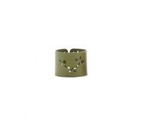 COSY Rond de serviette en acier D4.5 cm PEBBLY Vert Kaki