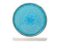 Cosy & Trendy Assiette à Dessert LAGUNA Azur- D 21.5CM-Lot de 6, Bleu