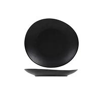 Cosy & Trendy Assiette à Dessert VONGOLA Noir-22,2 X 20,3 Cm- Lot de 6