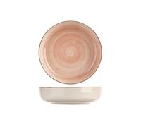 Cosy & Trendy Assiette creuse BALTIC Pêche-Grès-D18,5XH5CM-Lot de 6