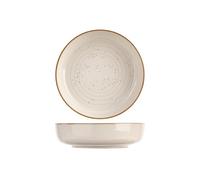Cosy & Trendy Assiette creuse BALTIC Vanilla-Grès-D18,5XH5CM-Lot de 6, Vanillia