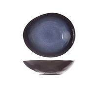 Cosy & Trendy Assiette Creuse OvaleSaphire Bleu-19,5 X 16,5 Cm-Lot de 4