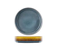 Cosy & Trendy Assiette Creuse Quintana Bleu Porcelaine D19.5 cm Lot de 3
