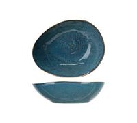 Cosy & Trendy Assiette Ovale creuse AICHA Bleu- 20X16,5XH5,5Cm-Lot de 6