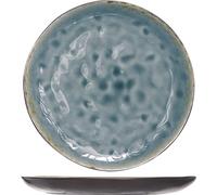 Cosy & Trendy Assiette Plate LAGUNA Bleu/Gris-D 27CM-Lot de 3