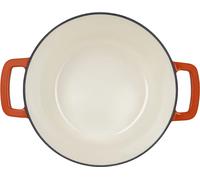 Cosy&Trendy Cocotte Fontestic 24 cm – Fonte émaillée 4,6 L – Tous feux, induction – Rouille