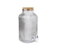 Cosy & Trendy Distributeur de Jus en Verre RAYA, gris, 3,35L