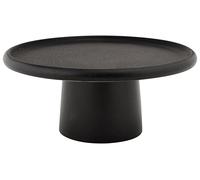Cosy & Trendy Plat à Tarte sur pied en Grès Ellips, Noir, D21Xh9 Cm